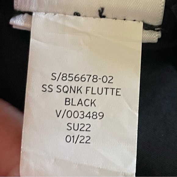 Gap Flutter Sleeve Mini Dress - Black - Picture 7 of 10